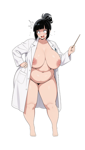 Mei Mei, the bureau's lab-coat explainer